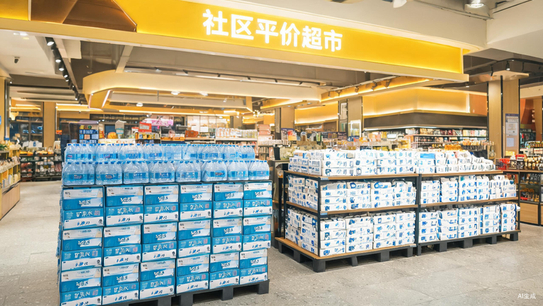华润万家拿6毛钱的水肉搏平价超市